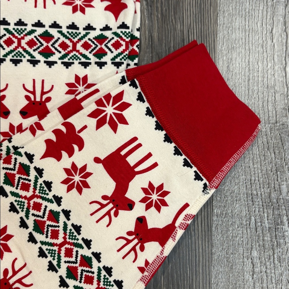 NWOT- Adult Holiday Long John PJ Pants in Dear Deer - Picture 3 of 8